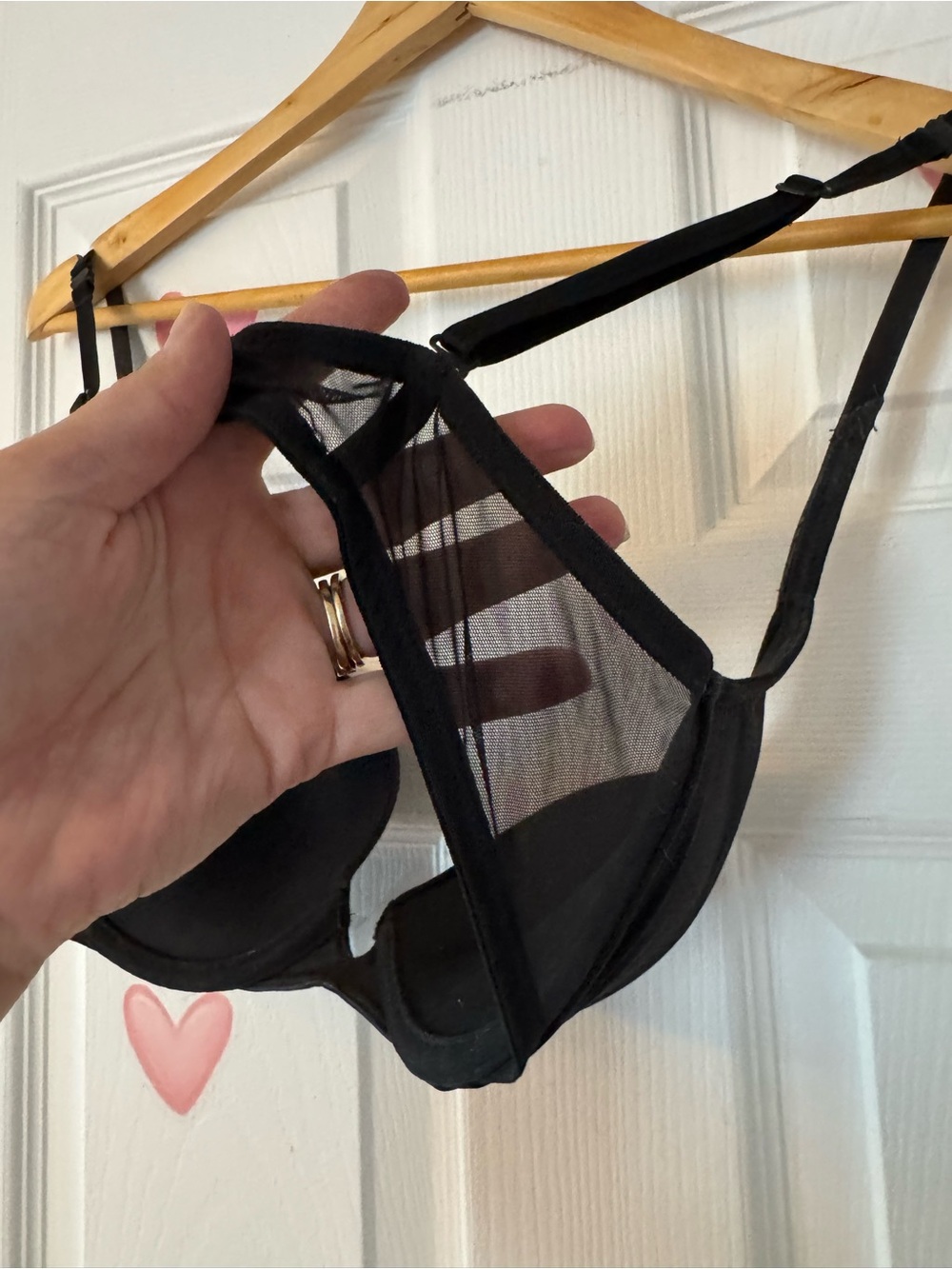 Victoria’s Secret Black Padded Demi Bra 34C - Picture 5 of 6